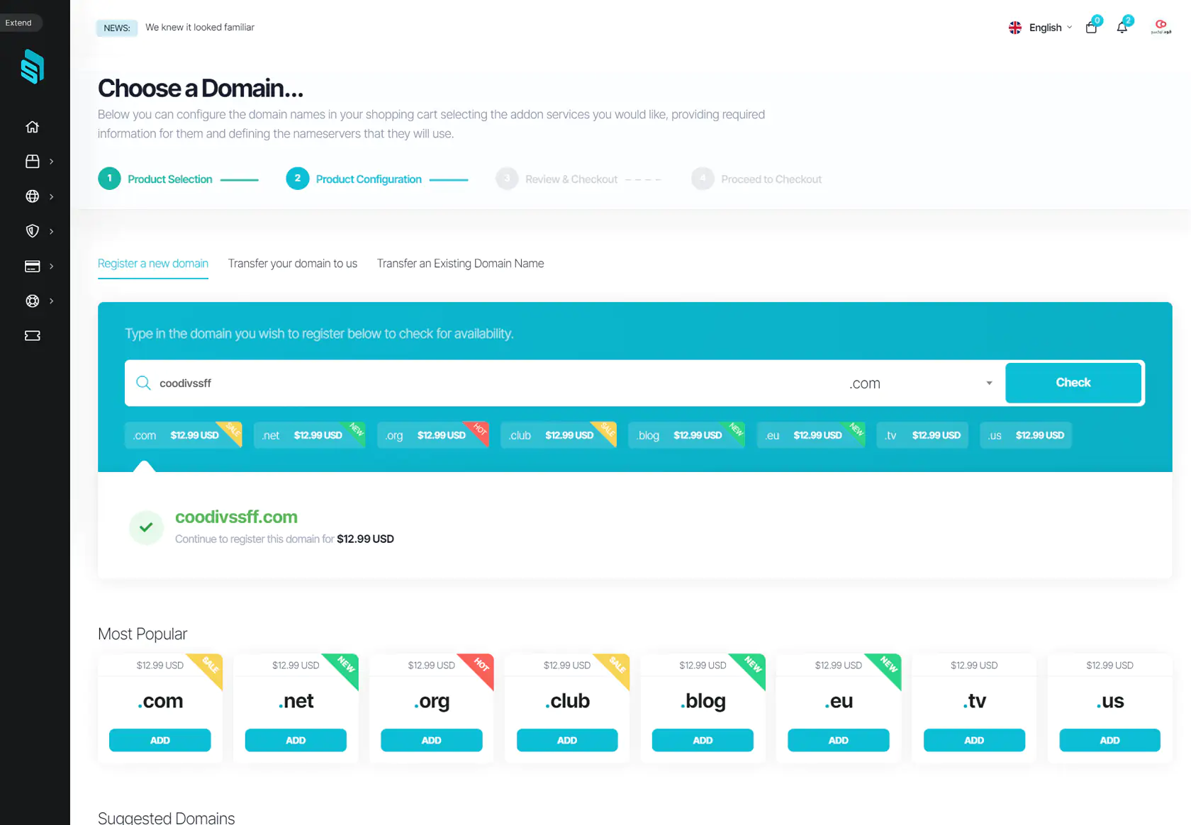latest version WHMCS Theme by coodiv screenshot emyui aws pro